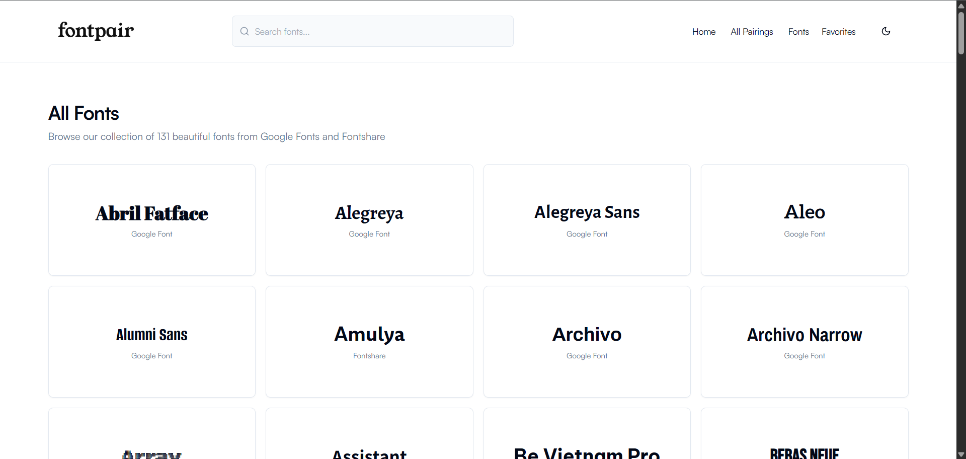 Fontpair's Screenshot 1