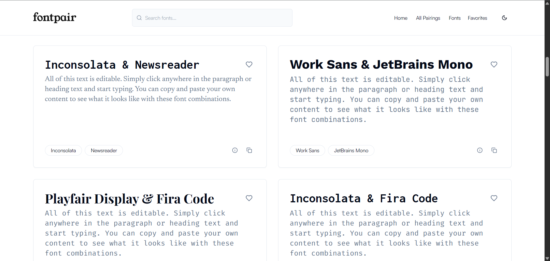Fontpair's Screenshot 2
